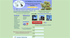 Desktop Screenshot of ectreeservice.com